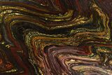 Polished Tiger Iron Stromatolite Slab - Billion Years #351908-1
